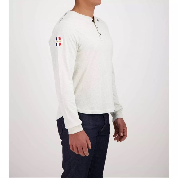 Le Mans Steve McQueen Henley T-Shirt - Picture 2 of 5